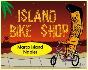 SIMS | Island Bike Shop Logo | Support provided by | Rookery Bay Research Reserve