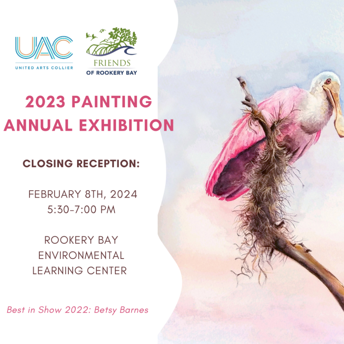 Rookery Bay Painting Annual Reception 2023 | Receptions & Exhibitions