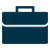 Dark Blue Suitcase Icon: | Rookery Bay Research Reserve
